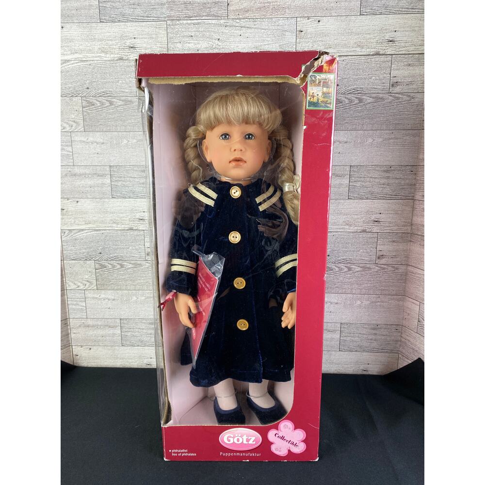 NEW GOTZ CARLA 18in Artist Doll Sissel Skille Velvet NIB 2007 Germany